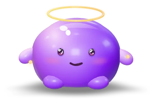 Adult Mochi, rendered in 3D
