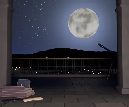Stargazing Balcony room in Lovegotchi